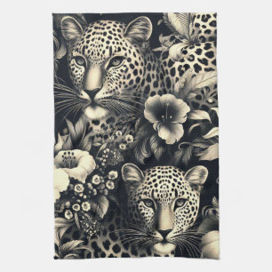 Paño De Cocina Jaguar de selva vintage