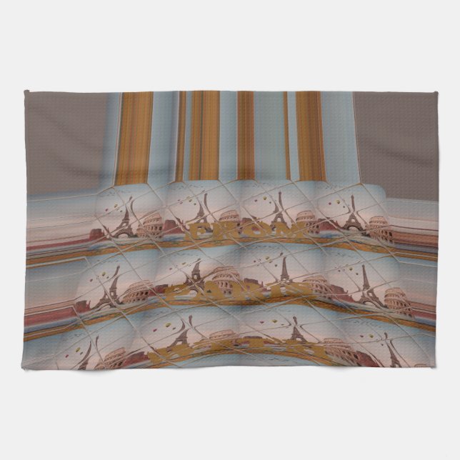 Paño De Cocina J'aime Paris ( I Love Paris ) (Horizontal)