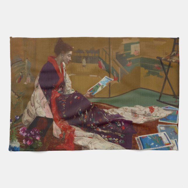 Paño De Cocina James Whistler - Caprice in Purple and Gold (Horizontal)