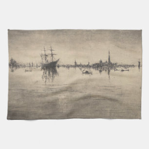 Paño De Cocina James Whistler - Nocturne, de Venecia
