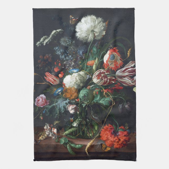 Paño De Cocina Jan Davidsz de Heem Vase de flores (Vertical)