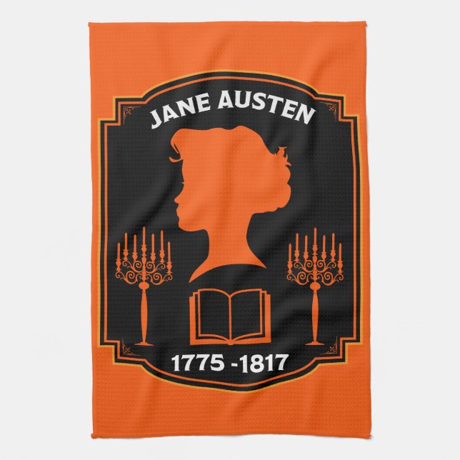 Paño De Cocina Jane Austen English Novelist (Vertical)