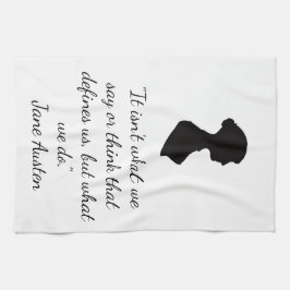 Paño De Cocina Jane Austen quote