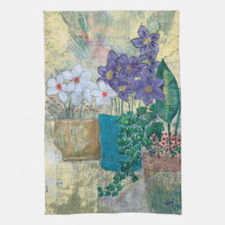 Paño De Cocina Jardín de flores