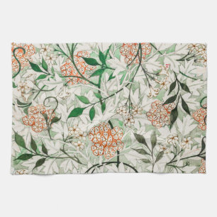 Paño De Cocina Jardín de Jazmín Flor Clásica de William Morris