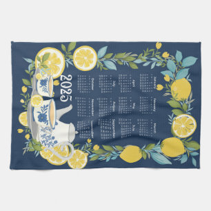 Paño De Cocina Jardín de limón del calendario 2025