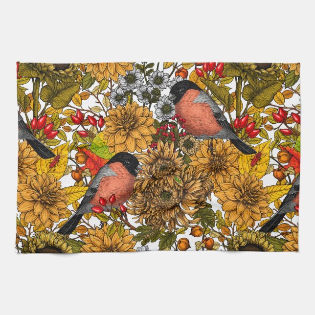 Paño De Cocina Jardín otoñal 1 (Horizontal)