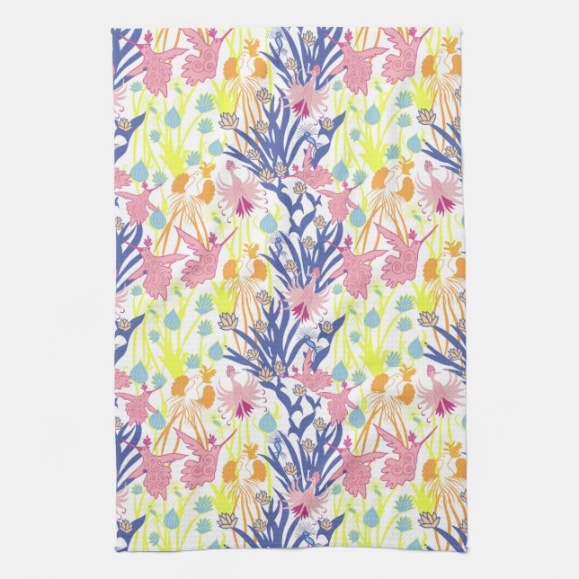 Paño De Cocina Jardín Surrealista (Vertical)