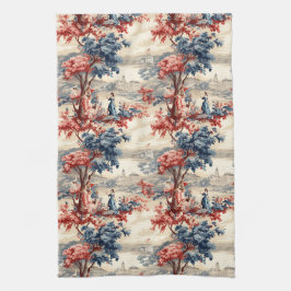 Paño De Cocina Jardín Toile Americana 