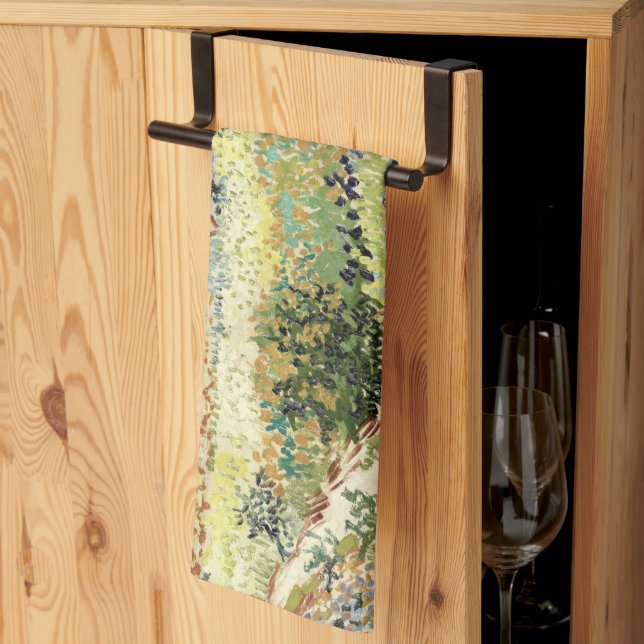 Paño De Cocina Jardín Van Gogh en Arles 1888 (Pliegue de tercios)