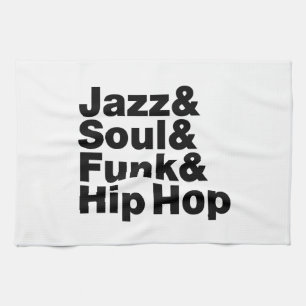Paño De Cocina Jazz y Soul y Funk & Hip Hop