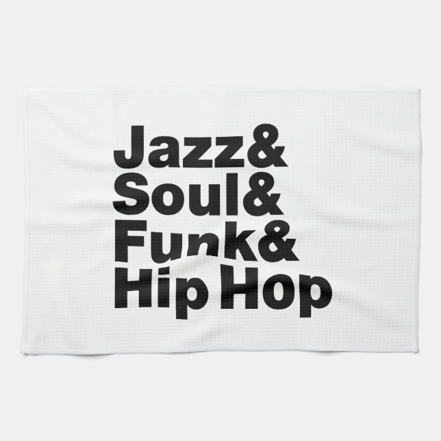 Paño De Cocina Jazz y Soul y Funk & Hip Hop (Horizontal)