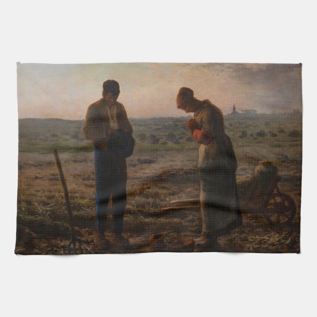 Paño De Cocina Jean-Francois Millet - The Angelus (Horizontal)