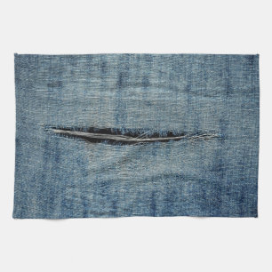 Paño De Cocina Jeans arrancados