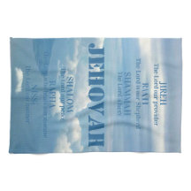 Jehova Jireh Shalom Rapha Blu Sky White Nubes