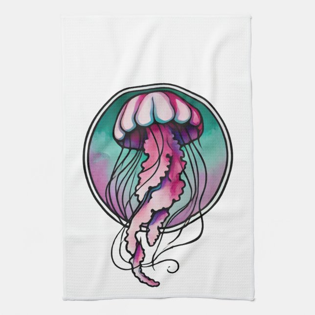 Paño De Cocina Jellyfish (Vertical)