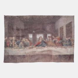 Paño De Cocina Jesús "Yeshua" La última cena, Leonardo da Vinci