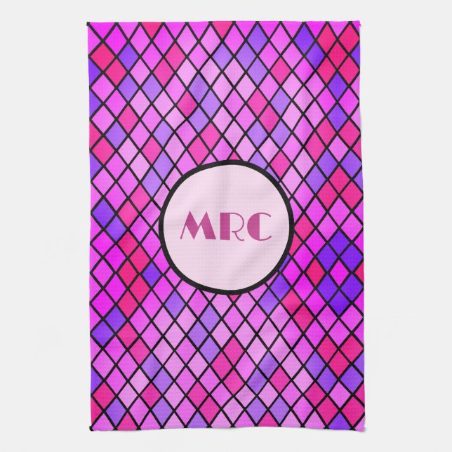 Paño De Cocina Jeweltone Diamonds (Vertical)