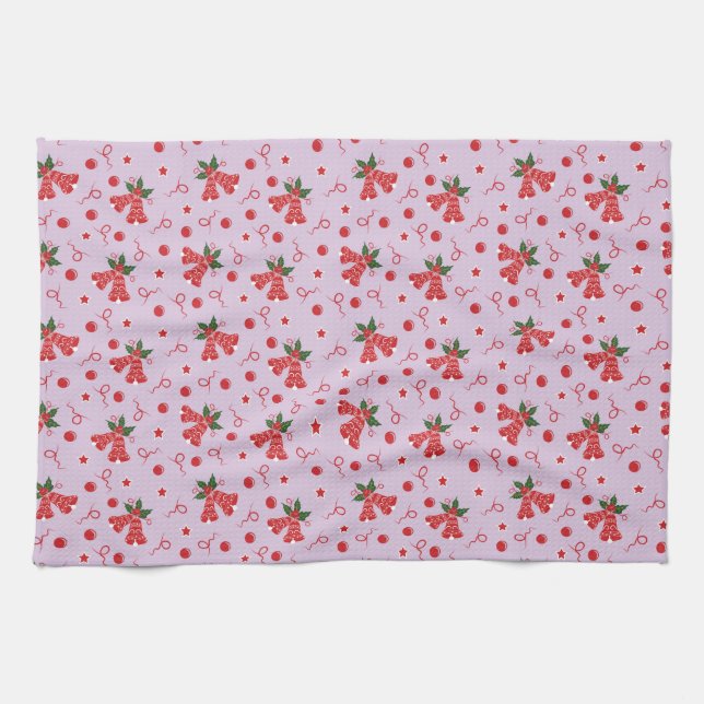 Paño De Cocina Jingle Bells (Horizontal)