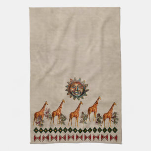 Paño De Cocina Jirafas de Kwanzaa