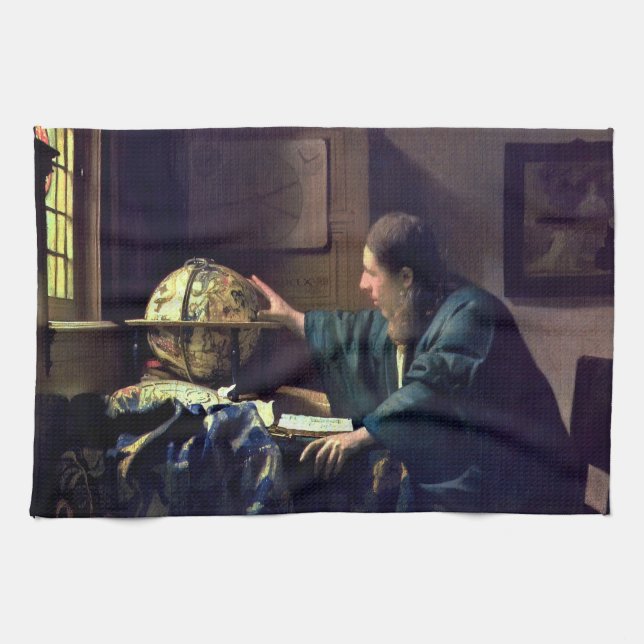Paño De Cocina Johannes Vermeer - El astrónomo (Horizontal)