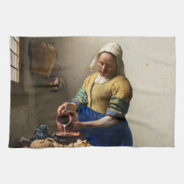 Paño De Cocina Johannes Vermeer - La Milkmaid