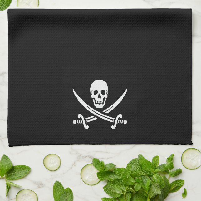 Paño De Cocina Jolly Roger (Doblado)