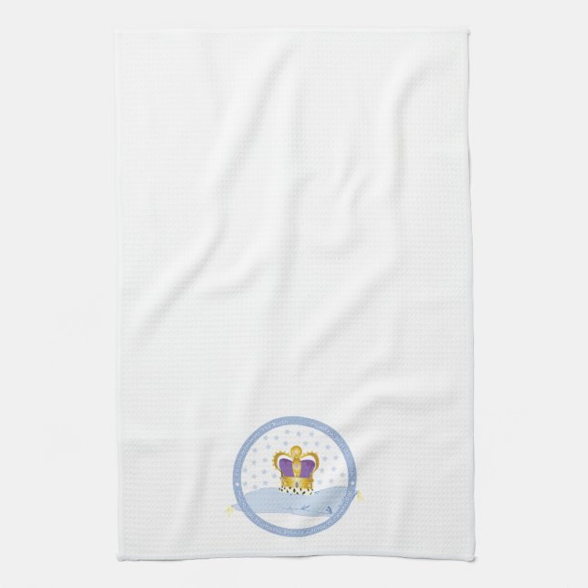 Paño De Cocina Jorge de Cambridge Pillow y Corona (Vertical)