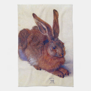 Paño De Cocina Joven liebre de Albrecht Durer, Bella Artes del Re