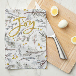 Paño De Cocina Joy Gold Purpurina