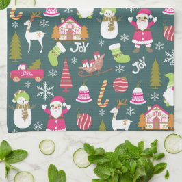 Paño De Cocina Joy Navidades Green