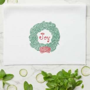 Paño De Cocina Joy Navidades Wreath