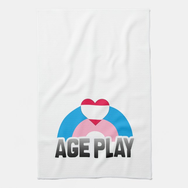 PAÑO DE COCINA JUEGO DE EDAD ARCOÍRIS (Vertical)