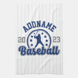 Paño De Cocina Juego de jugador de equipo de béisbol NOMBRE perso