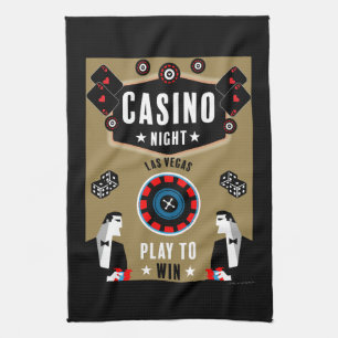 Paño De Cocina Juegos de Casino Póquer Ruleta