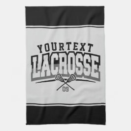 Paño De Cocina Jugador de Lacrosse Personalizado AGREGAR NOMBRE N