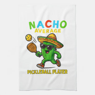 Paño De Cocina Jugador de Pickleball No Promedio