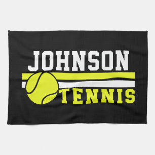Paño De Cocina Jugador de tenis NOMBRE Ball Game Court Personaliz