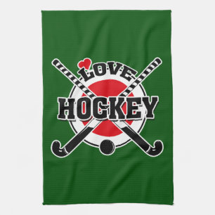 Paño De Cocina Jugadores de hockey, aficionados al hockey