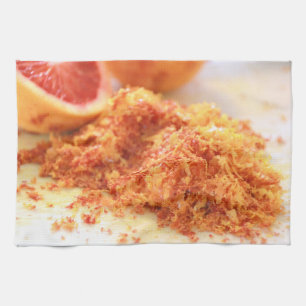 Paño De Cocina Juicy Citrus Naranjas de sangre y el pecho