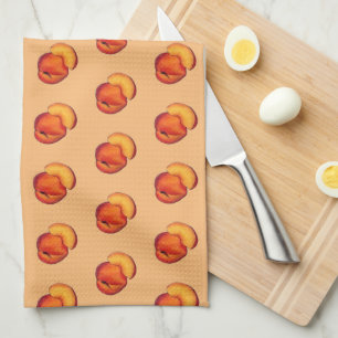 Paño De Cocina Juicy Ripe Summer Peach Georgia Peaches Fruto