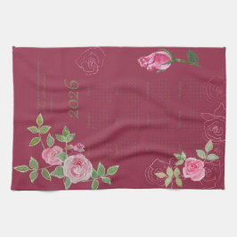 Paño De Cocina JW year text customize with calendar 