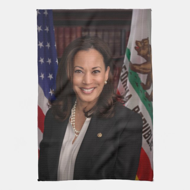 Paño De Cocina Kamala Harris Candidato a presidente US 2024 (Vertical)