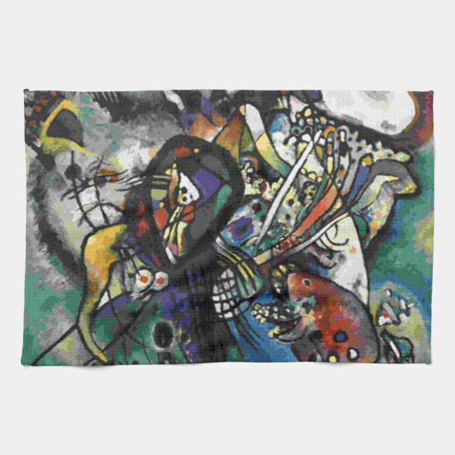 Paño De Cocina Kandinsky - Dos Ovaciones (Horizontal)