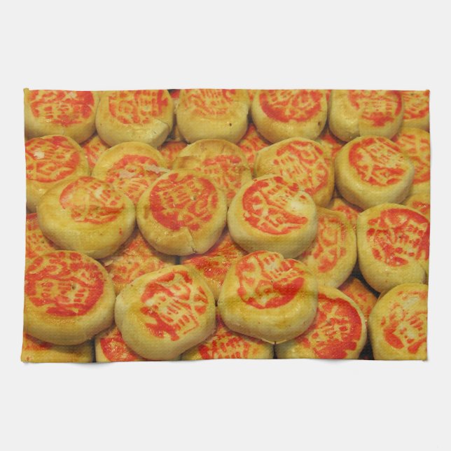 Paño De Cocina Kanom Pia ข น ม เ ปี๊ ย ~ Platos dulces asiáticos (Horizontal)
