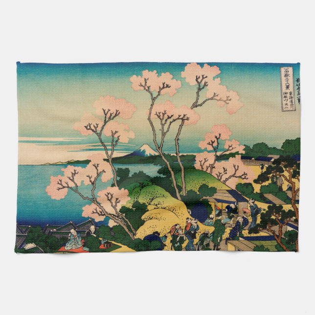 Paño De Cocina Katsushika Hokusai (Horizontal)