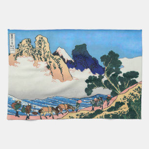 Paño De Cocina Katsushika Hokusai - Atrás de Fuji, río Minobu