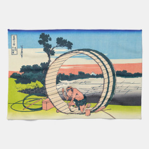 Paño De Cocina Katsushika Hokusai - Fujimigahara, provincia de Ow
