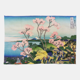 Paño De Cocina Katsushika Hokusai - Gotenyama, Tokaido, Shinagawa