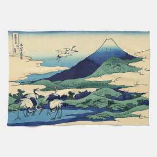 Paño De Cocina Katsushika Hokusai - Umegawa en la provincia de Sa